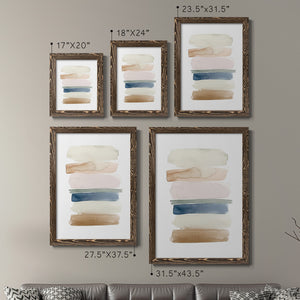 Faint Swatches I - Premium Framed Canvas 2 Piece Set - Ready to Hang