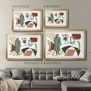 Vintage Vibes II - Modern Framed Art Print