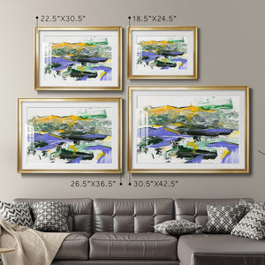 Silent Mountain III - Modern Framed Art Print