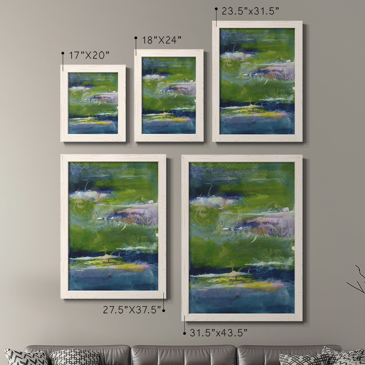 Bales of Color I - Premium Framed Canvas 2 Piece Set - Ready to Hang