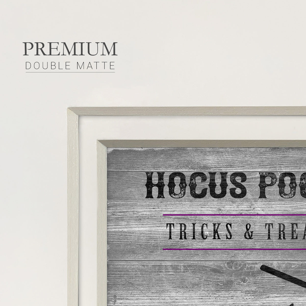Hocus Pocus Broom Co Premium Framed Print Double Matboard