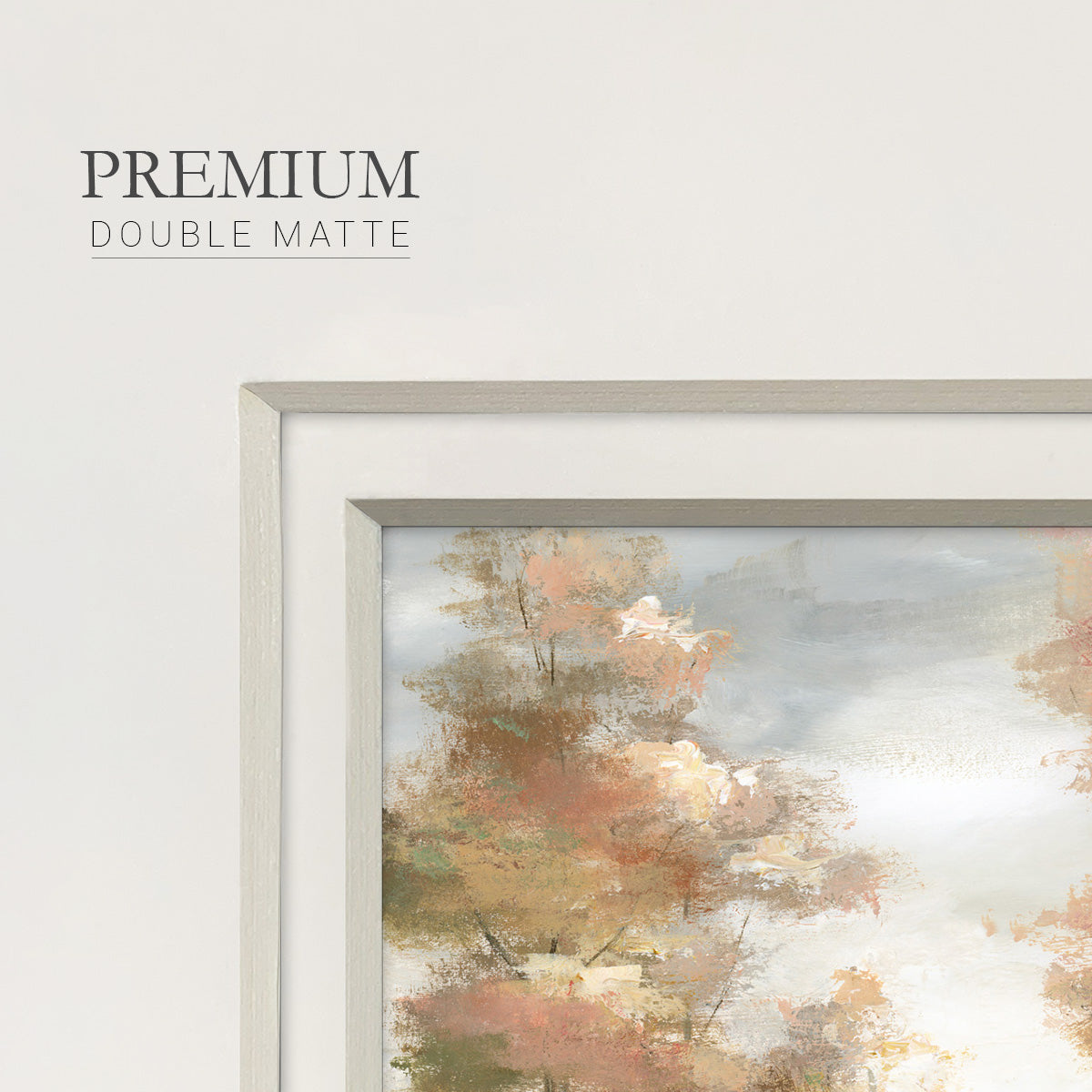 Pastel Park Premium Framed Print Double Matboard