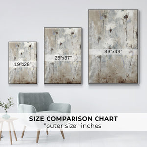 Here today, Gone tomorrow - Framed Premium Gallery Wrapped Canvas L Frame - Ready to Hang