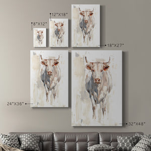 Sunlit Cows II - Canvas Art Print