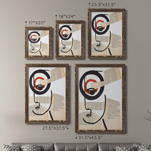 Faces of A Century I - Barnwood Framed Canvas Set