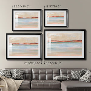 Sienna Horizon II - Modern Framed Art Print