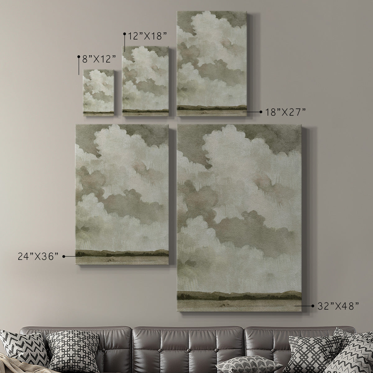 Big Dark Sky II Premium Gallery Wrapped Canvas - Ready to Hang