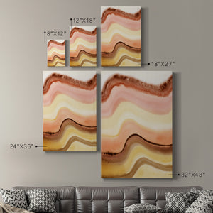 Warm Sediment I Premium Gallery Wrapped Canvas - Ready to Hang