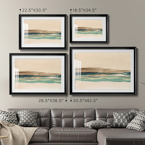 Layered Horizon I - Modern Framed Art Print