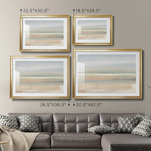 Soft Far Field - Modern Framed Art Print