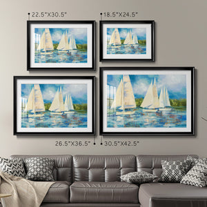 Clear Sailing - Modern Framed Art Print