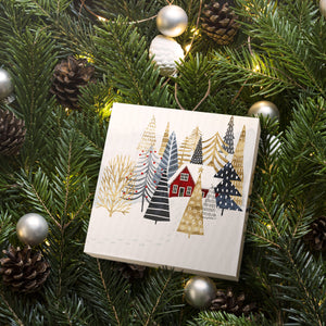Christmas Chalet I, Handmade Ornament