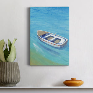 Anchored Dingy I - Canvas Art Print