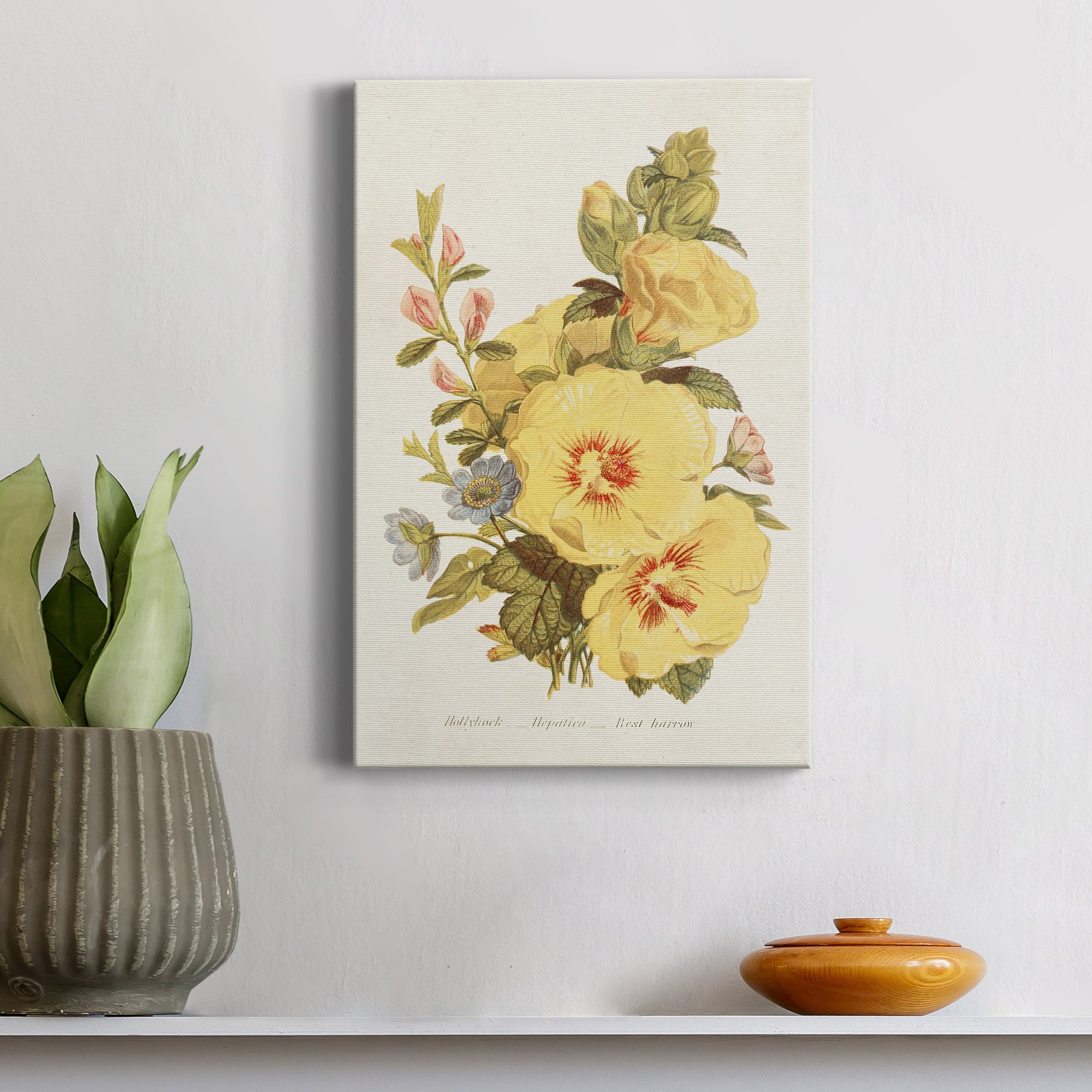 Antique Floral Bouquet VI Premium Gallery Wrapped Canvas - Ready to Hang