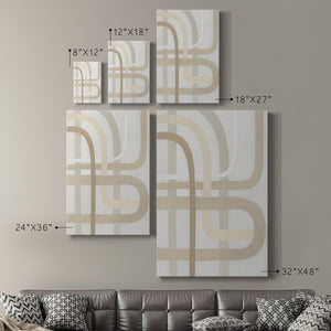 Loops & Weaves II - Canvas Art Print