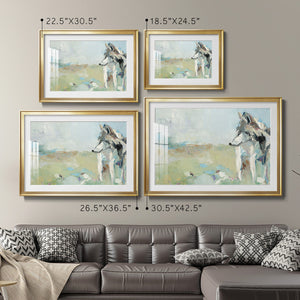 Lone Wolf - Modern Framed Art Print