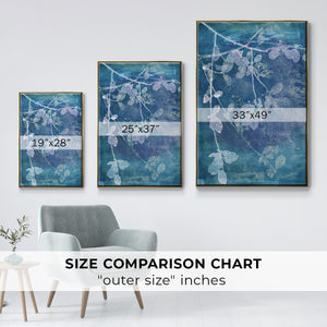 Branching Out VII - Framed Premium Gallery Wrapped Canvas L Frame - Ready to Hang