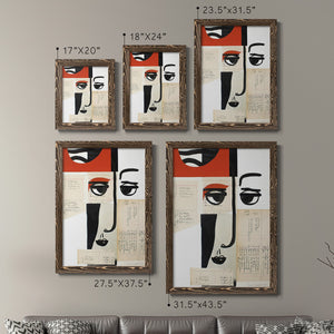 Faces of A Century III - Barnwood Framed Canvas Set