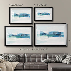 Ultramarine Vista II - Modern Framed Art Print