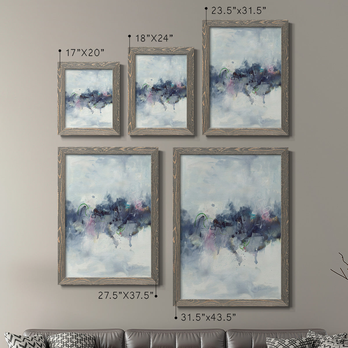 Birds I - Premium Framed Canvas 2 Piece Set - Ready to Hang