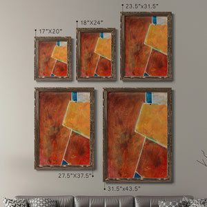 Primary Connection I - Barnwood Framed Canvas Set