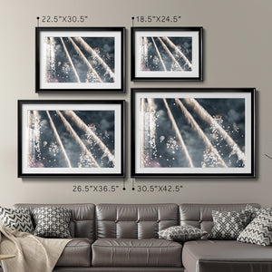 Celestial Glimmer - Modern Framed Art Print