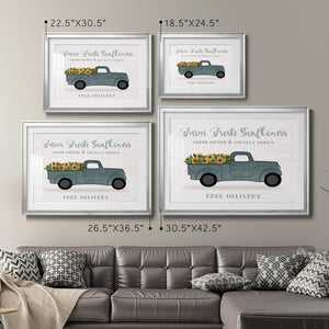 Farmers Market Truck - Modern Framed Art Print