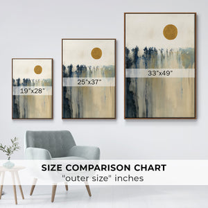 Equilibrium - Framed Premium Gallery Wrapped Canvas L Frame - Ready to Hang