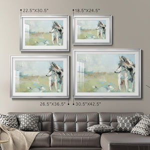 Lone Wolf - Modern Framed Art Print