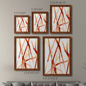 Runnel V - Barnwood Framed Canvas Set