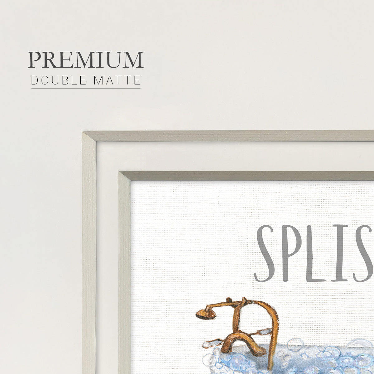 Splish Splash Premium Framed Print Double Matboard