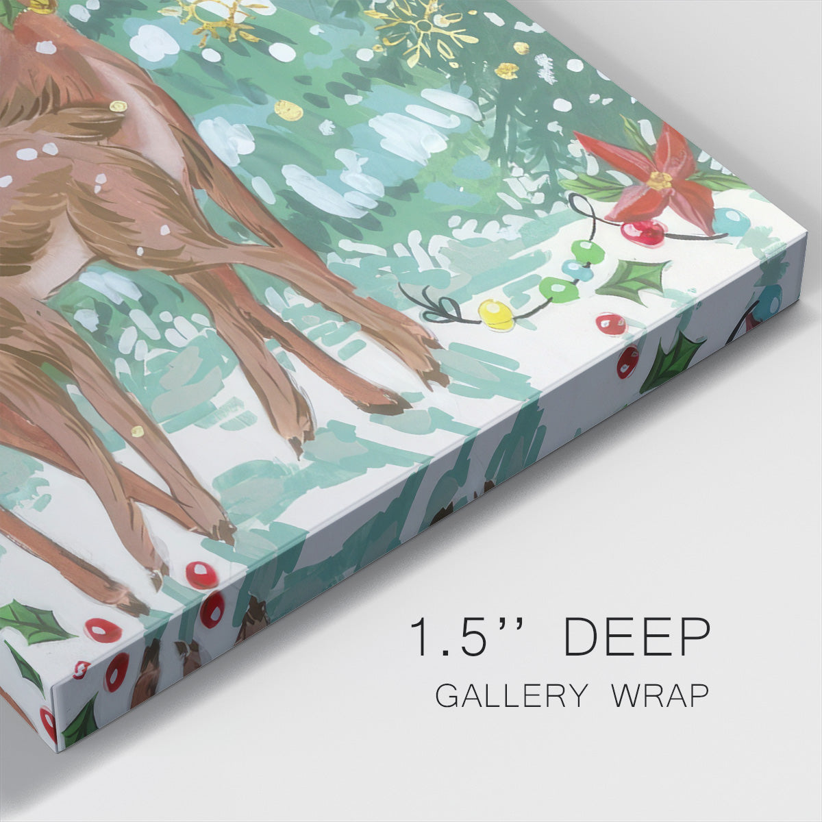 Doe and Fawn II - Gallery Wrapped Canvas