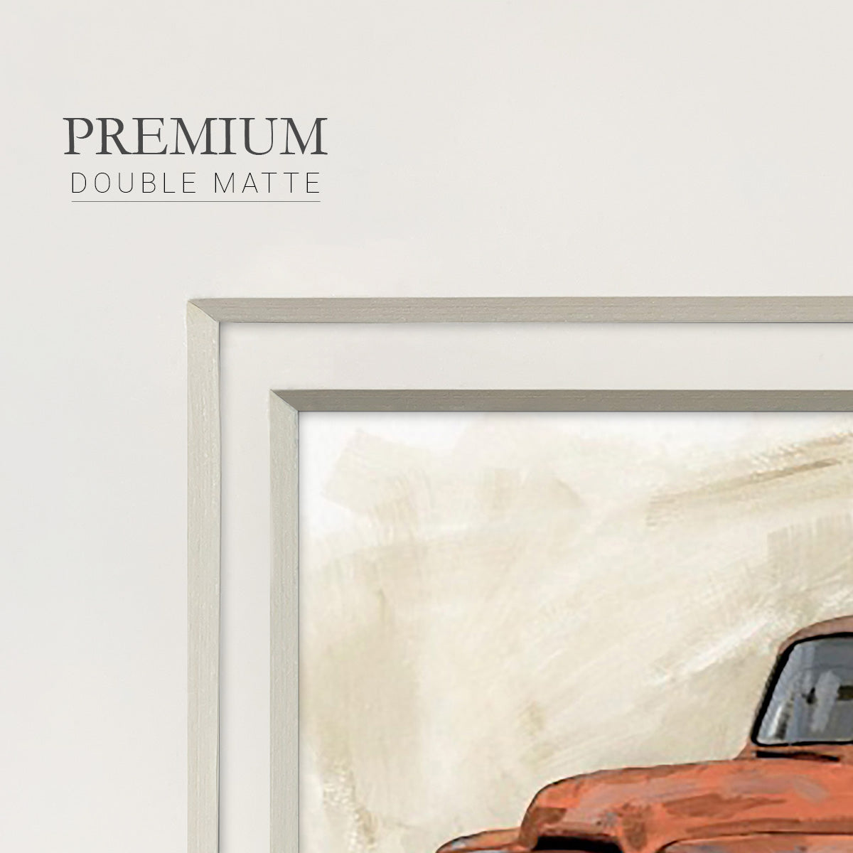 Pickup IV Premium Framed Print Double Matboard