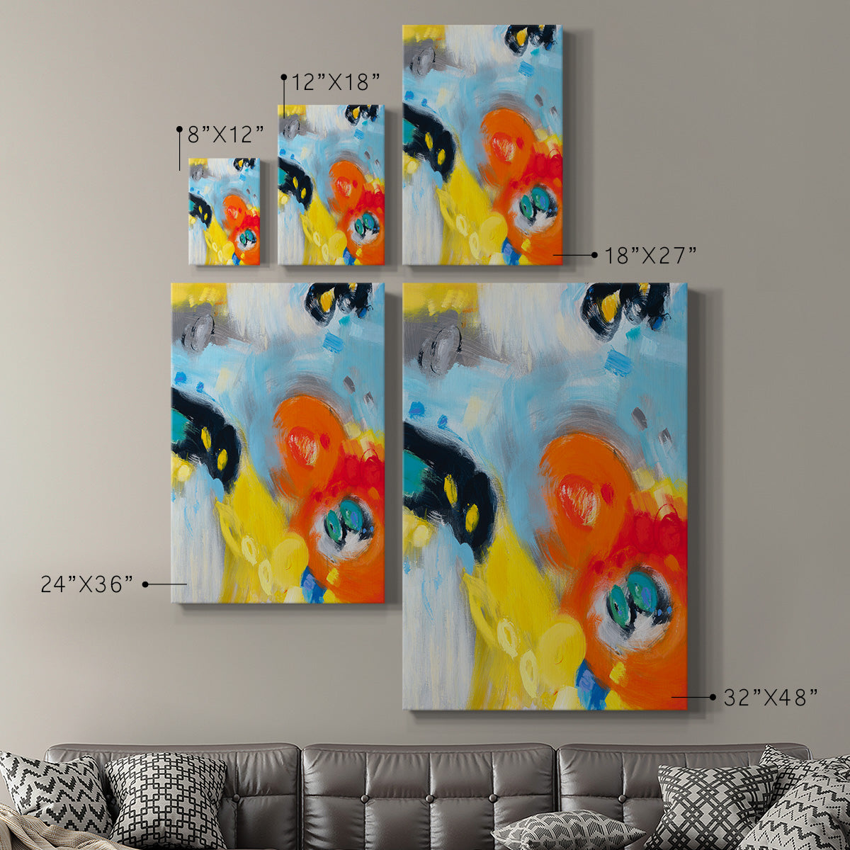 In the Loop II Premium Gallery Wrapped Canvas - Ready to Hang