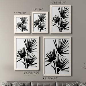Fan Brush I - Premium Framed Canvas 2 Piece Set - Ready to Hang