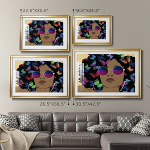 Butterfly Diva I - Modern Framed Art Print