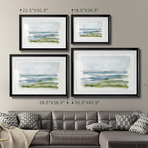 Coastline Splash I - Modern Framed Art Print