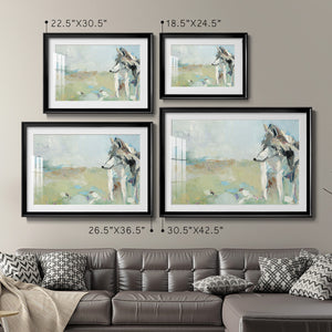 Lone Wolf - Modern Framed Art Print