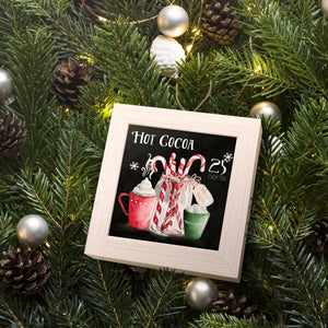 Peppermint Cocoa, Handmade Ornament