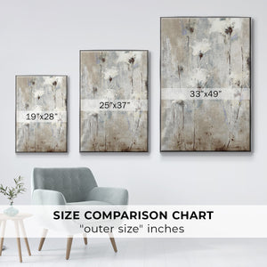 Here today, Gone tomorrow - Framed Premium Gallery Wrapped Canvas L Frame - Ready to Hang