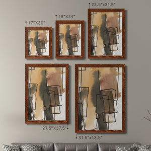 Retro Vibe III - Barnwood Framed Canvas Set