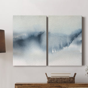 Summer Rain I Premium Gallery Wrapped Canvas - Ready to Hang - Set of 2 - 8 x 12 Each