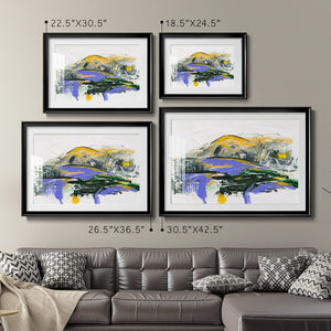 Silent Mountain V - Modern Framed Art Print