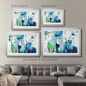 Down the Rapids - Modern Framed Art Print