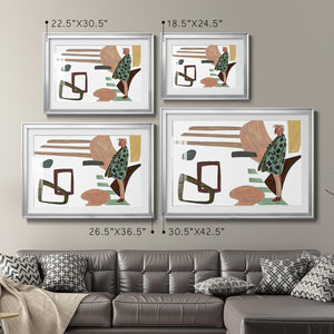 Vintage Vibes V - Modern Framed Art Print