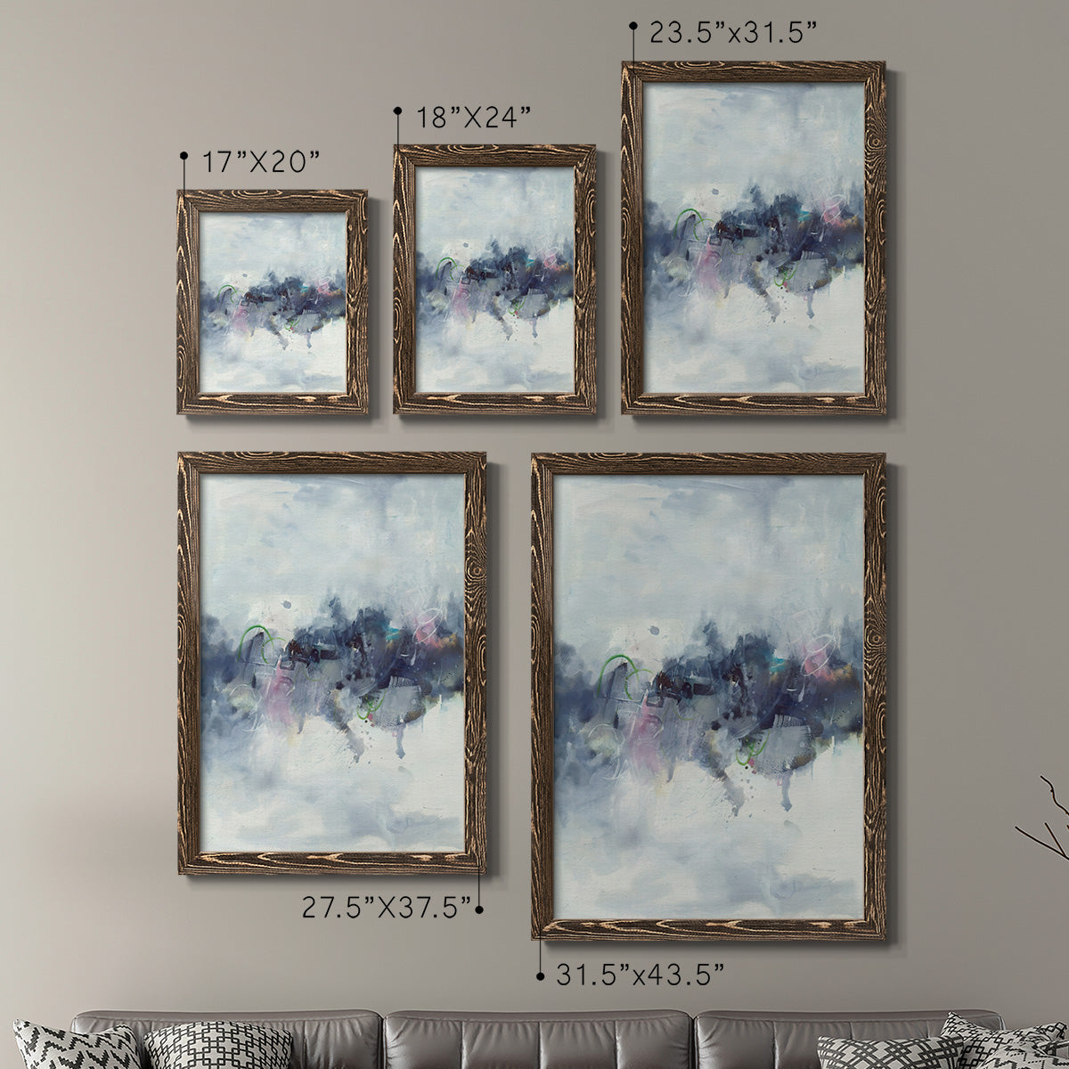 Birds I - Premium Framed Canvas 2 Piece Set - Ready to Hang