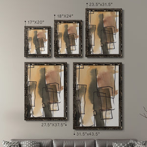 Retro Vibe III - Barnwood Framed Canvas Set