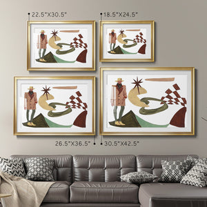 Vintage Vibes IV - Modern Framed Art Print