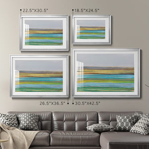 Parallel Striae I - Modern Framed Art Print
