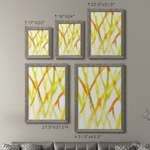 Runnel III - Barnwood Framed Canvas Set